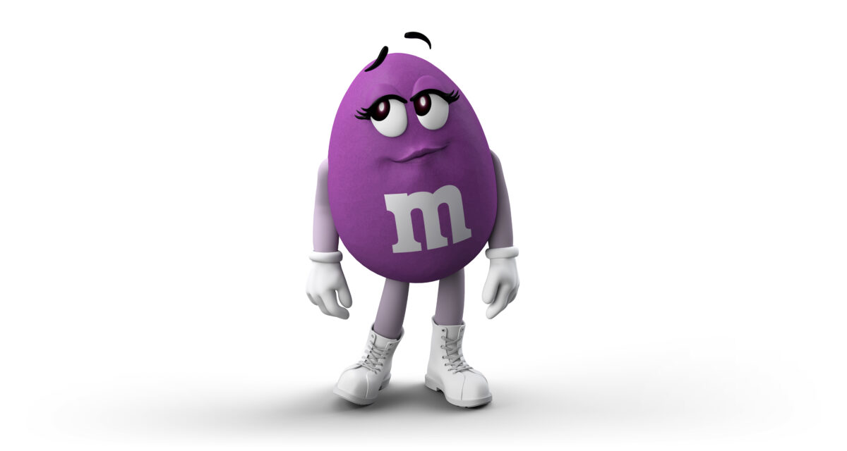 The New Purple M&M's Character Is a Posi Icon