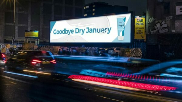Water-based lube brand Knect - formerly known as KY Jelly - has unveiled an out-of-home (OOH) campaign, waving goodbye to Dry January.