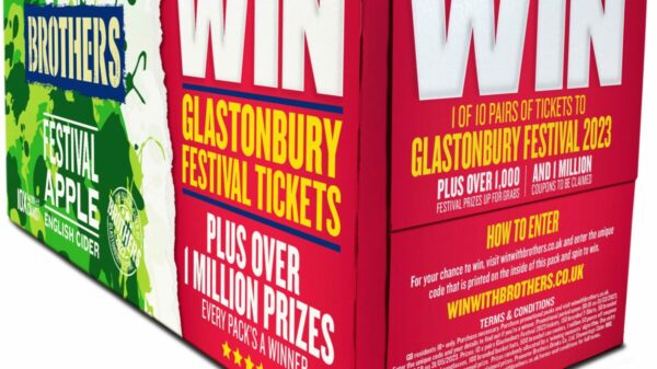 Brothers Drinks is set to be the official cider of Glastonbury Festival this year, returning to the event after first sponsoring it 28 years ago.