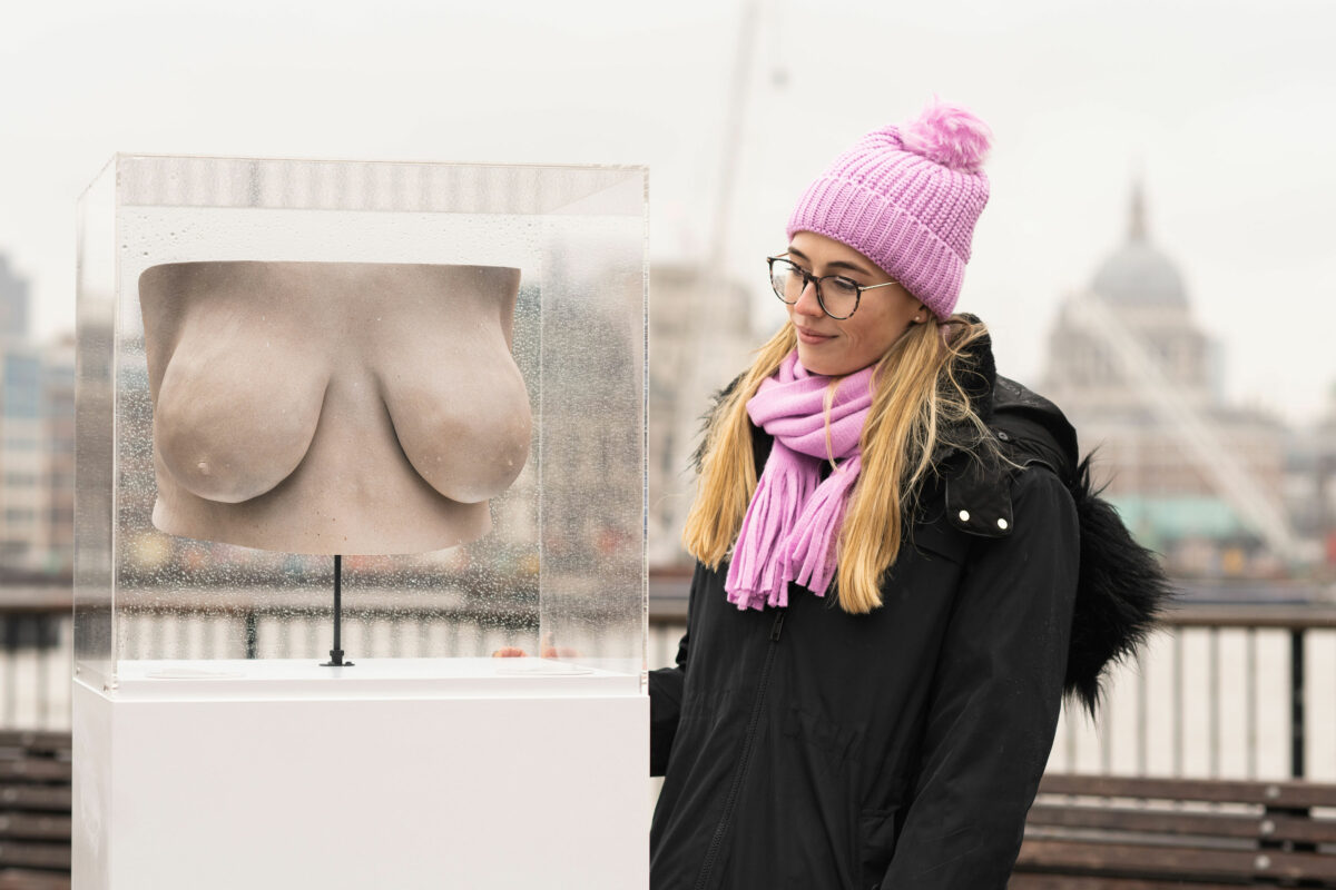 M&S stages 'love your boobs' art installation at London's South Bank -  Marketing Beat