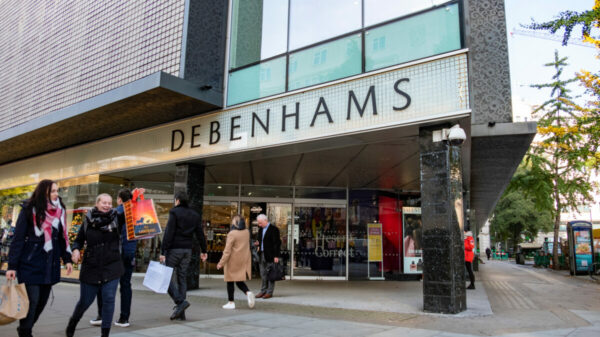 Nautica brand will be sold on Debenham's website - one of the retailers old department store featured here