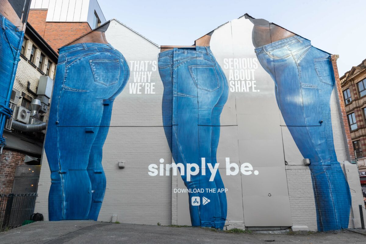 Simply Be unveils Manchester's largest ever mural