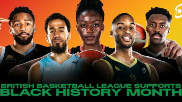 The British Basketball League has donated £10,000 worth of free advertising to local businesses throughout October in celebration of Black History Month, depicted here