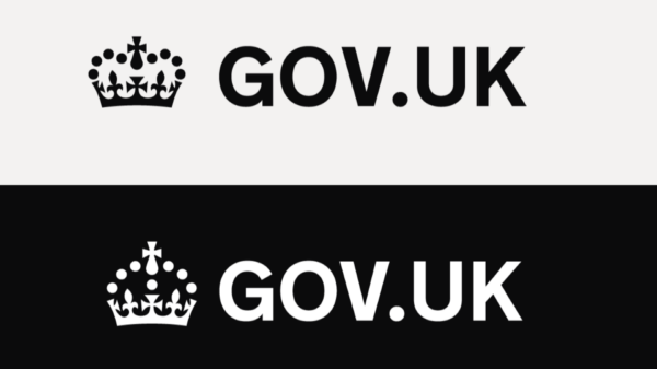 New gov.uK logo The government's gov.uk website has unveiled a new crown logo, which features the chosen crown of King Charles III.