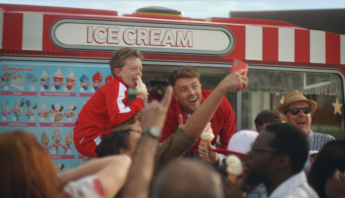 Vodafone has unveiled a new creative platform, heroed by the brand's latest face Roman Kemp driving an ice cream van across the UK.