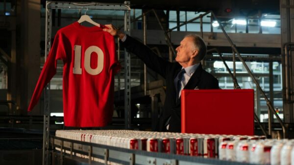 Sir Geoff Hurst, the last surviving member of England 1966 World Cup-winning team has blessed Budweiser as the squad's official beer.