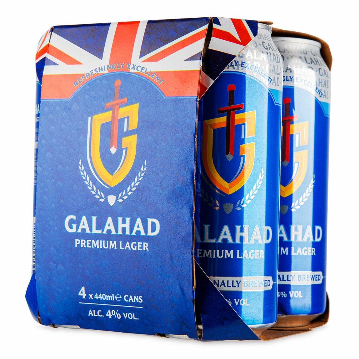Set of Galahad beer. In its latest marketing ploy, Aldi is offering free beer to help replace the 4.6 million pints of beer that get lost every time Gareth Southgate's team score a goal.