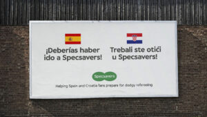 One of the most well-known brand slogans in the UK - 'Should’ve gone to Specsavers' - is going international for the upcoming Euro 2024 football tournament.