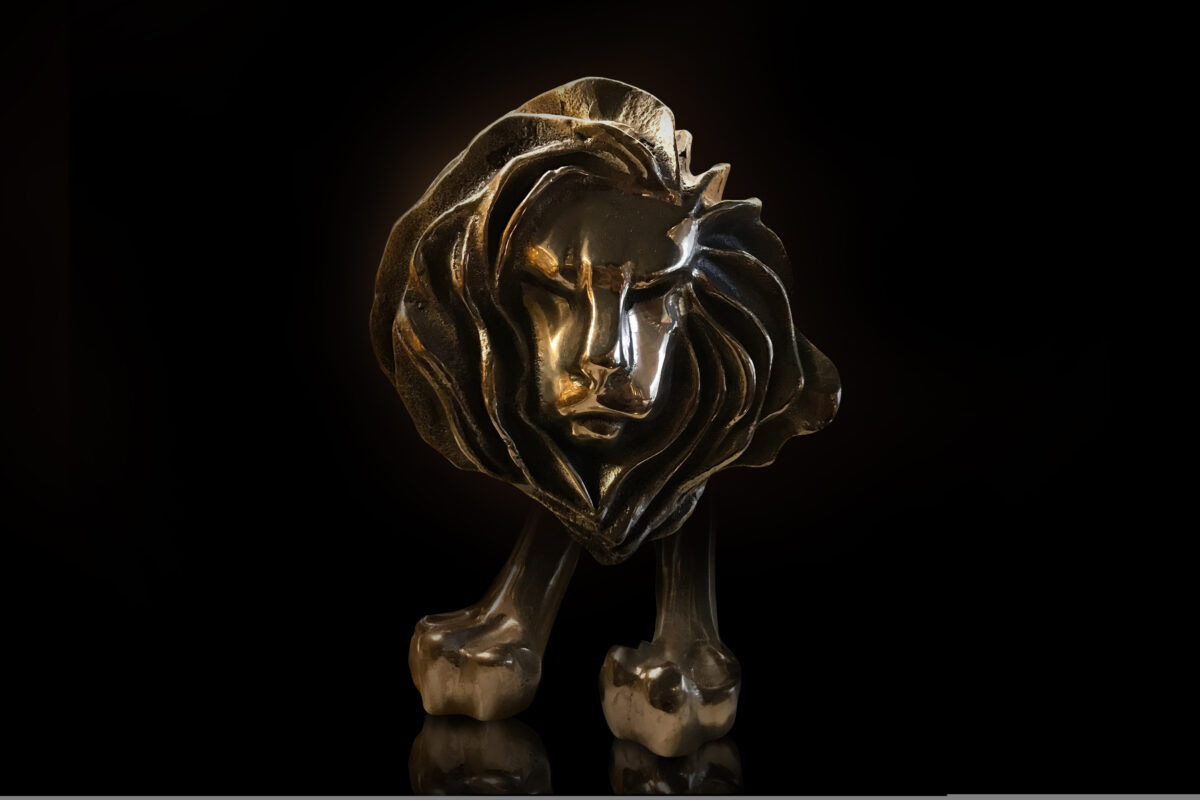 A golden lion from the Cannes Lions festival. Cannes Lions has seen a six per cent increase in the number of brands submitting to the festival, with the number of media owners submitting up 31%.