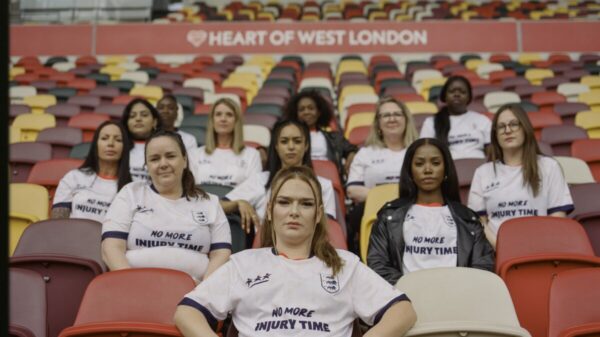 An alternative England kit has been launched to raise awareness of the increase in domestic abuse when England loses a match.