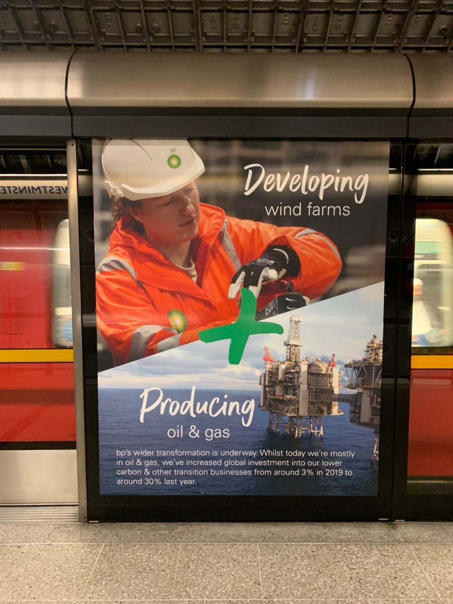 Hundreds of fossil fuel ads have run on the TfL network in the six years since Sadiq Khan's pledge to make London net zero by 2050.
