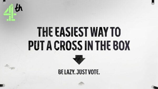 Channel 4 has rebranded as Channel 4th ahead of this week's general election, urging the public to 'be lazy, just vote' on 4 July.